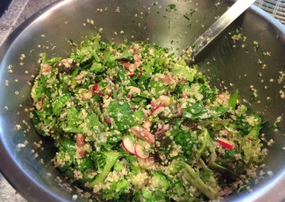 quinoa and vegetable salad