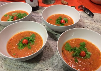 tomato and sourdough soup