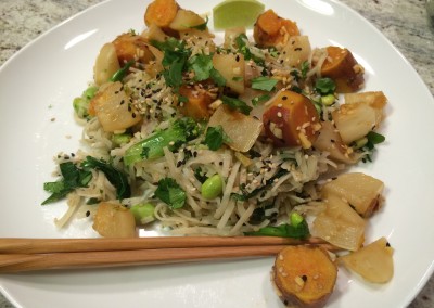 vegetables with sesame